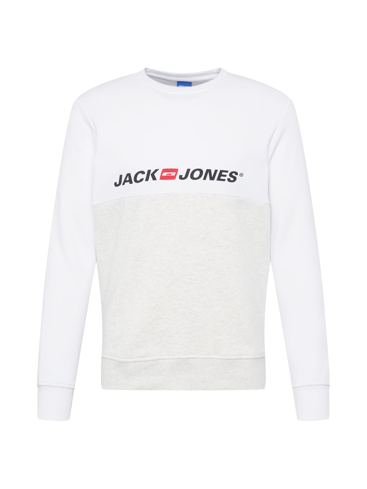 JACK & JONES Tréning póló  fehér / fehér melír / fekete / pasztellpiros