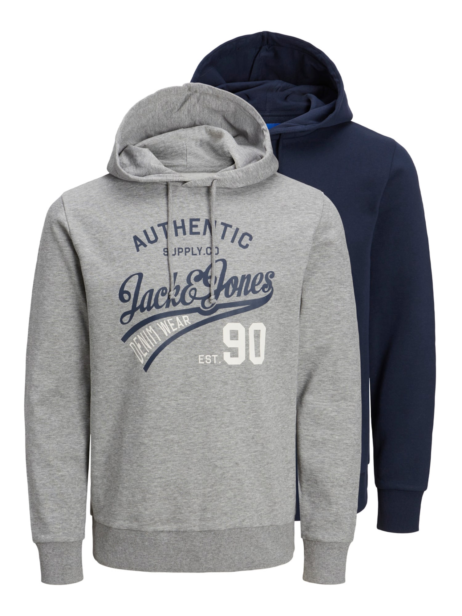 Jack & Jones Plus Tréning póló 'ETHAN'  kék / tengerészkék / szürke / fehér / antracit / piros