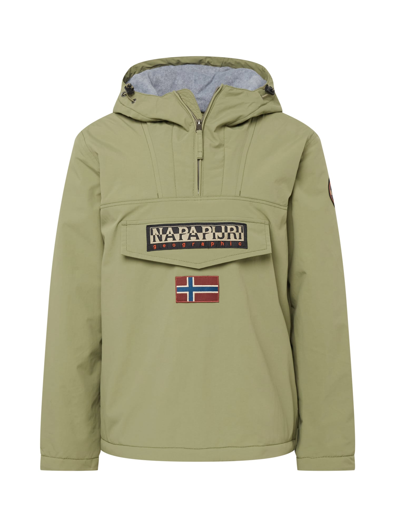 NAPAPIJRI Téli dzseki 'RAINFOREST'  khaki / fekete / bézs / bíbor