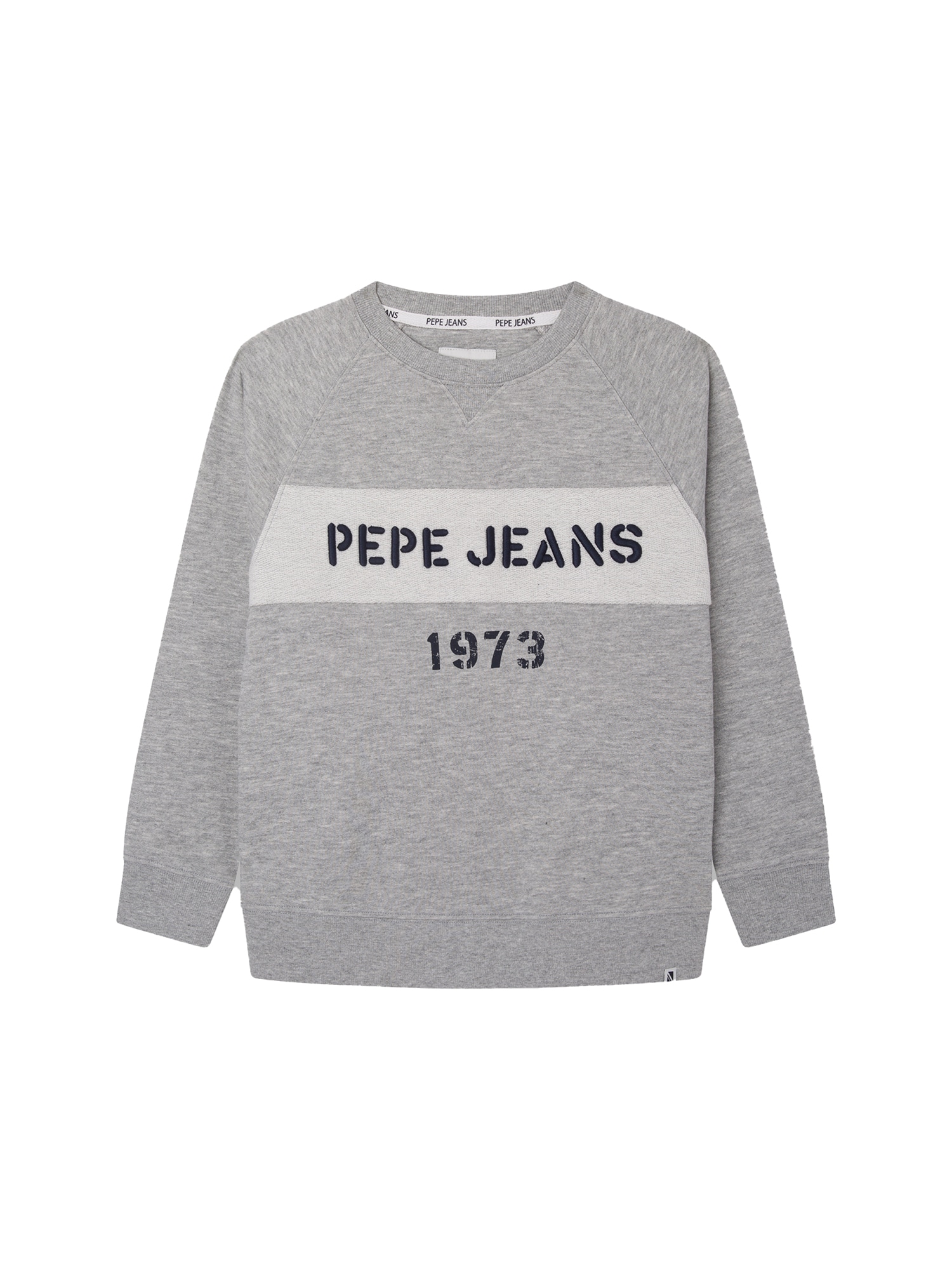 Pepe Jeans Tréning póló 'ORSON'  szürke / fekete / piszkosfehér