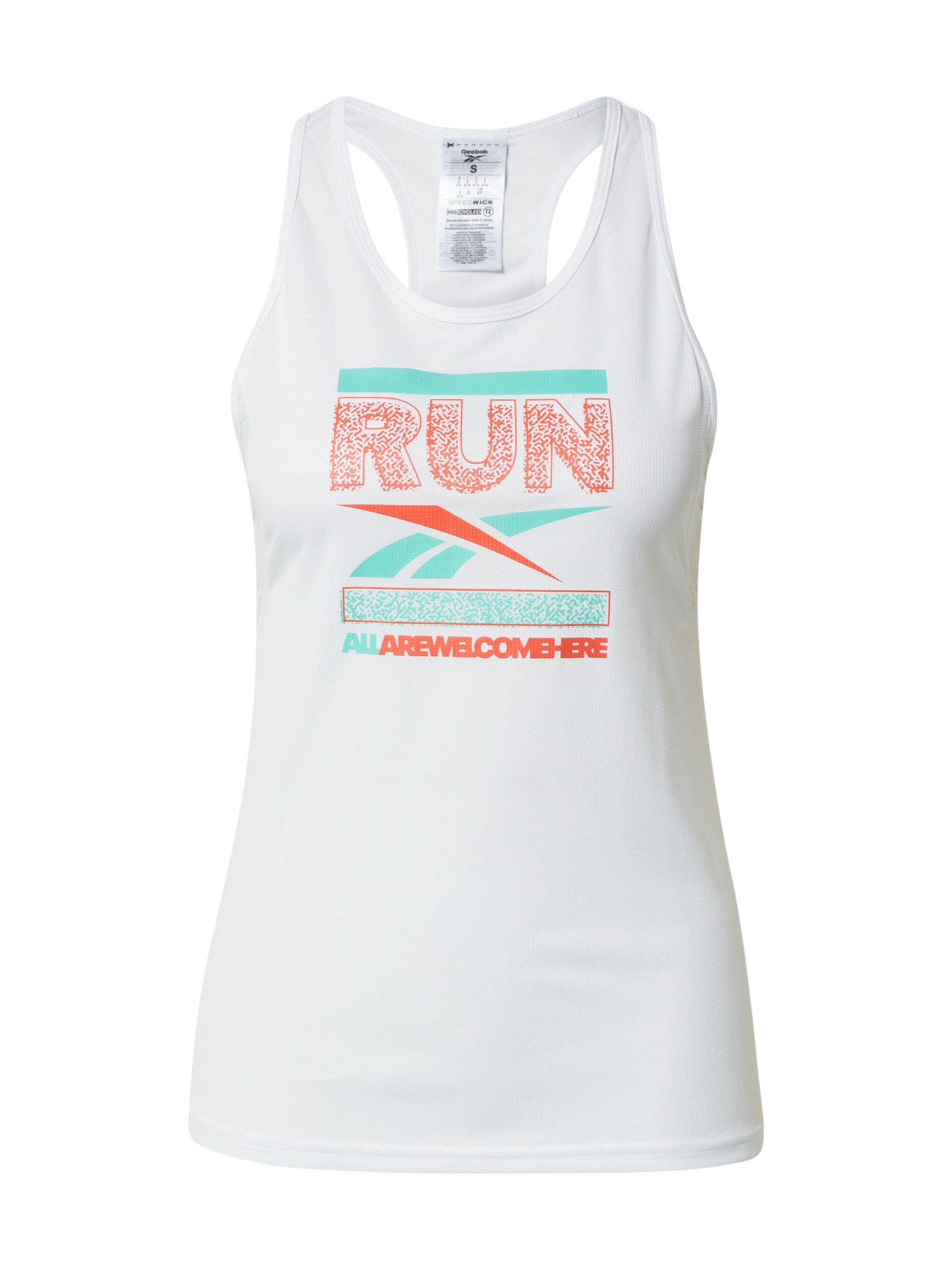 Reebok Sport Sport top 'Run'  fehér / türkiz / narancs