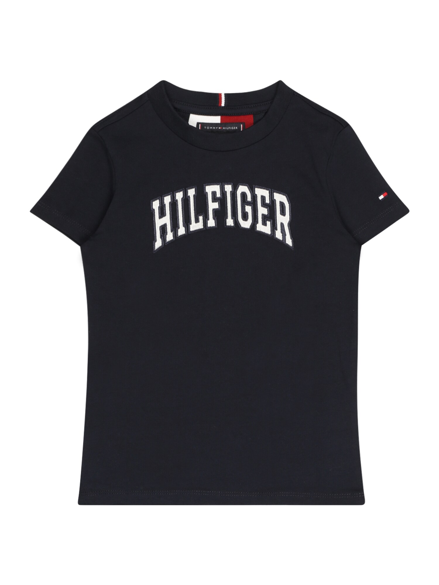 TOMMY HILFIGER Póló  tengerészkék / fehér / vérvörös