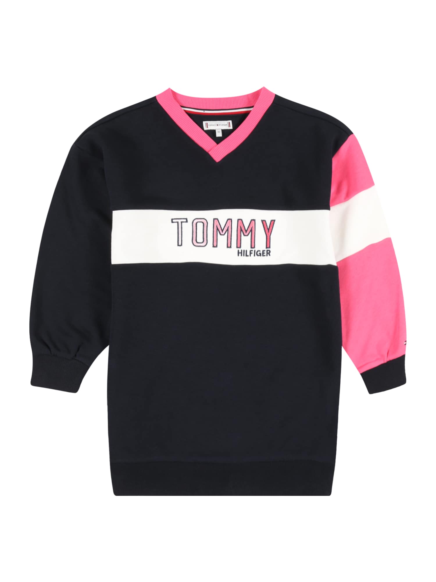 TOMMY HILFIGER Ruha  fehér / rózsaszín / éjkék