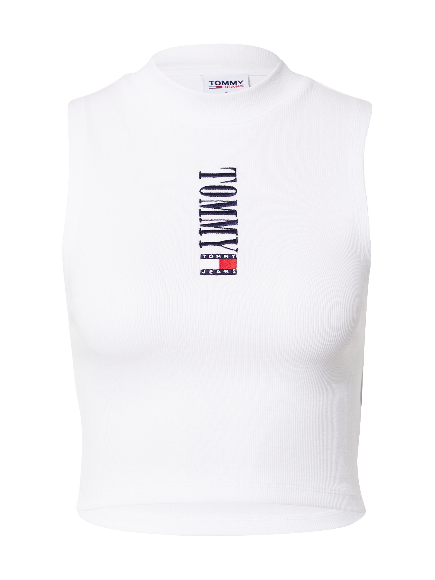 Tommy Jeans Top 'ARCHIVE'  fehér / tengerészkék / piros