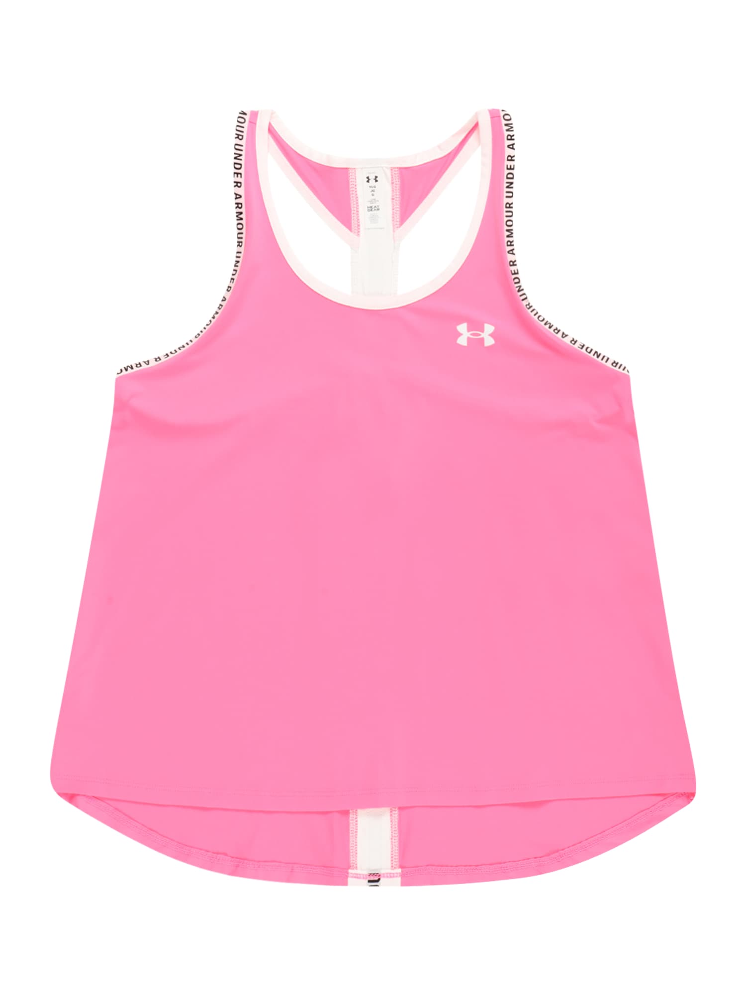 UNDER ARMOUR Sport top  világos-rózsaszín / fehér / fekete