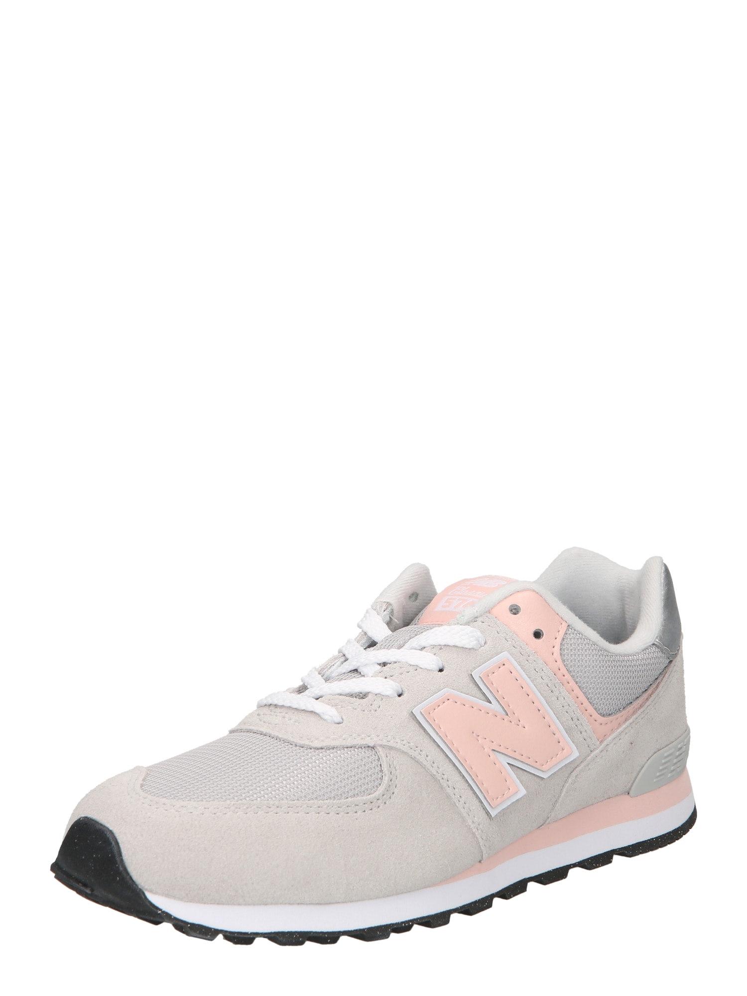 new balance Sportcipő  világosszürke / rózsaszín / fehér