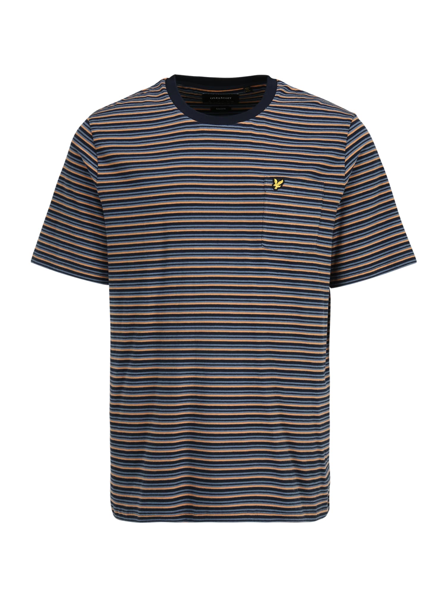 Lyle & Scott Póló  kék / sárga / tengerészkék / világosbarna