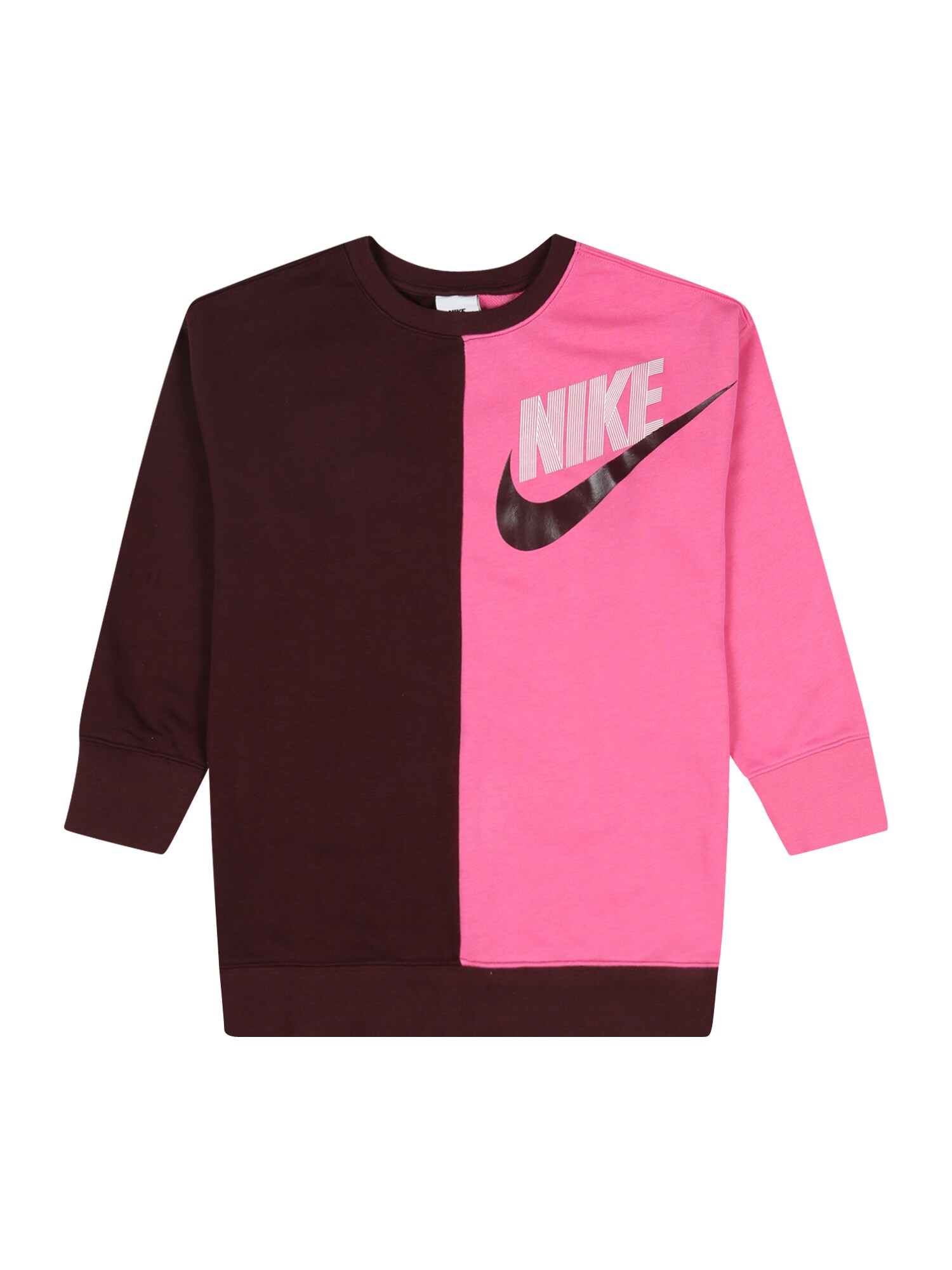 Nike Sportswear Tréning póló  fehér / rózsaszín / burgundi vörös