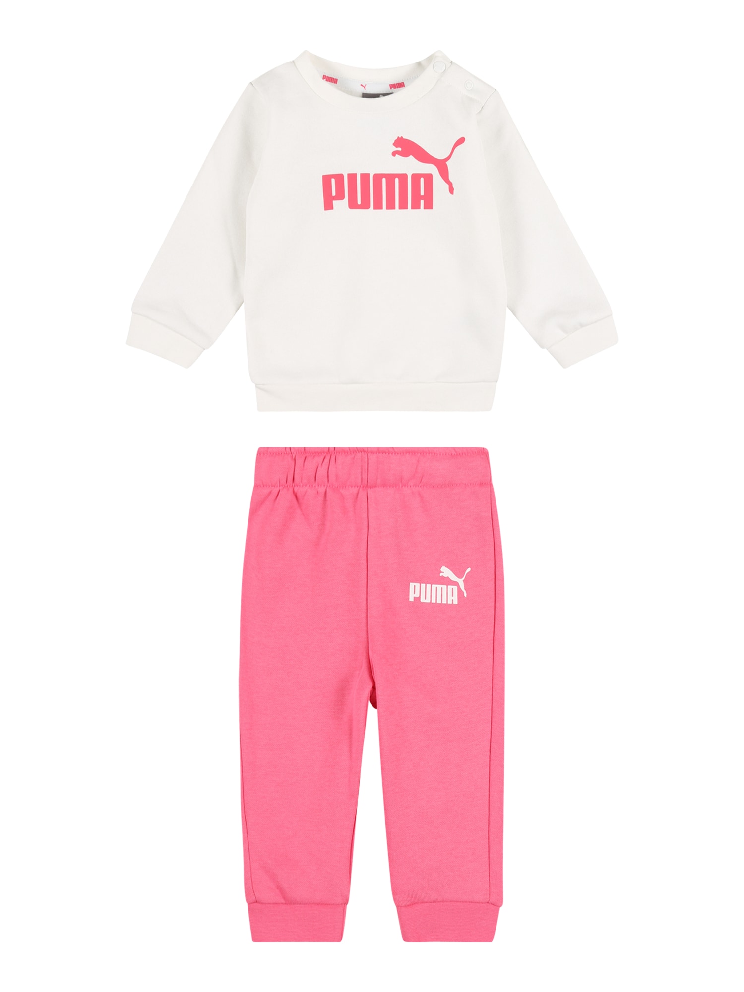 PUMA Jogging ruhák  rózsaszín / fehér