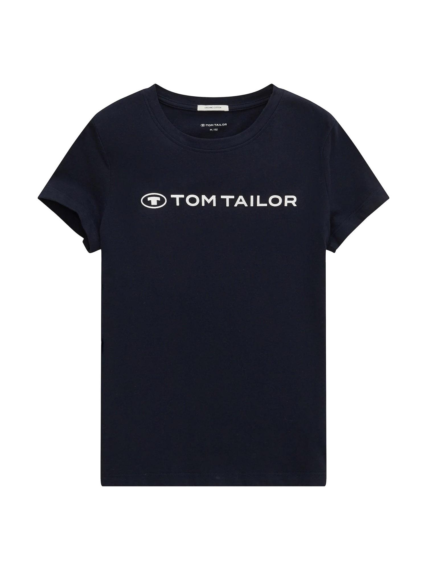 TOM TAILOR Póló  éjkék / fehér