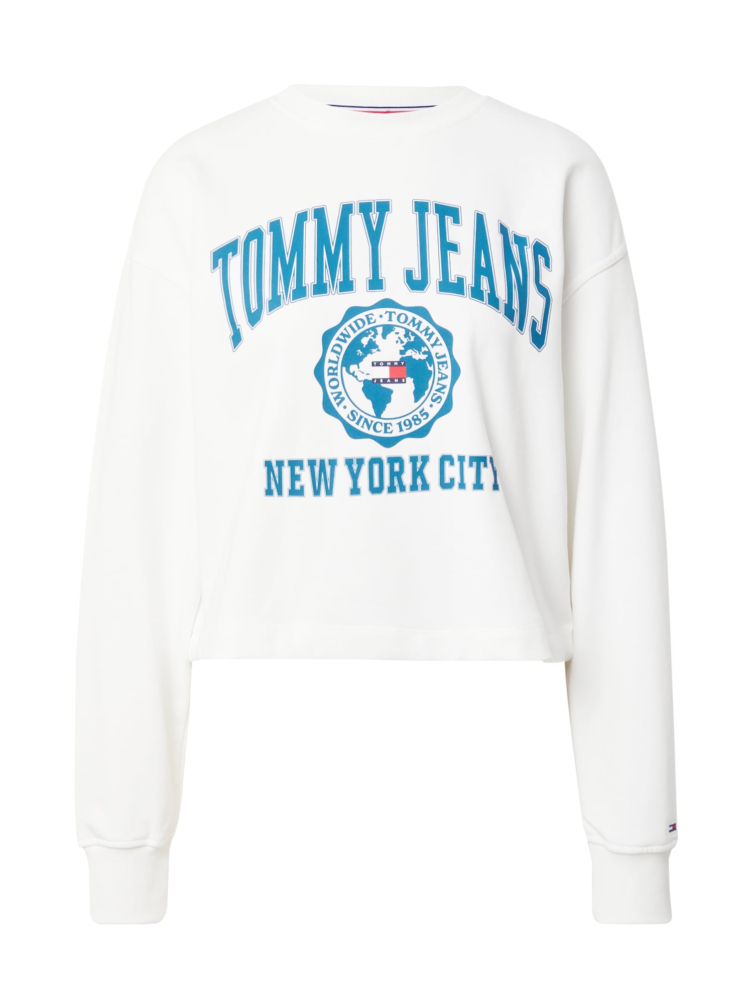 Tommy Jeans Tréning póló  krém / kék / piros