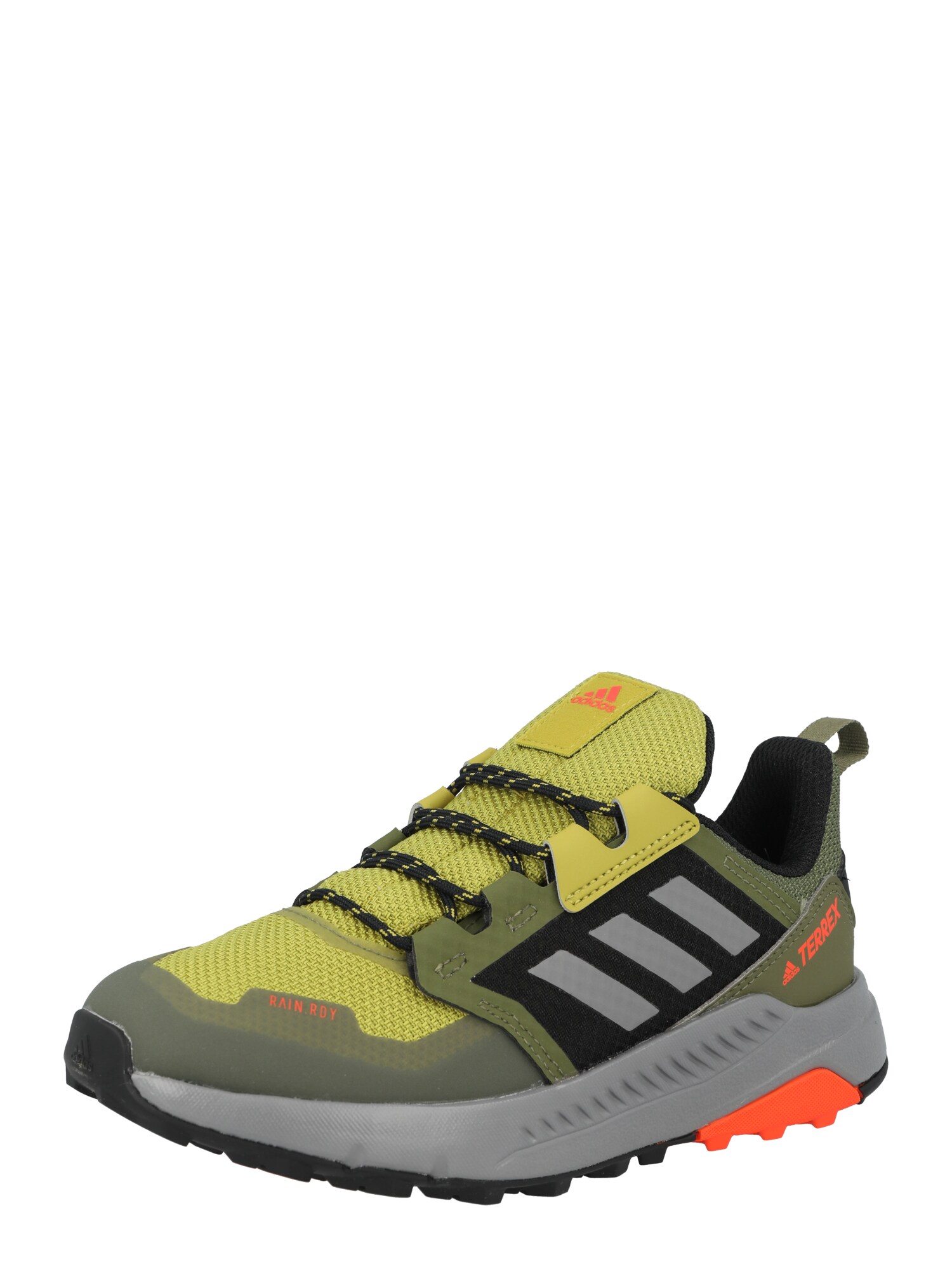 adidas Terrex Félcipő  olíva / szürke / fekete / neonnarancs