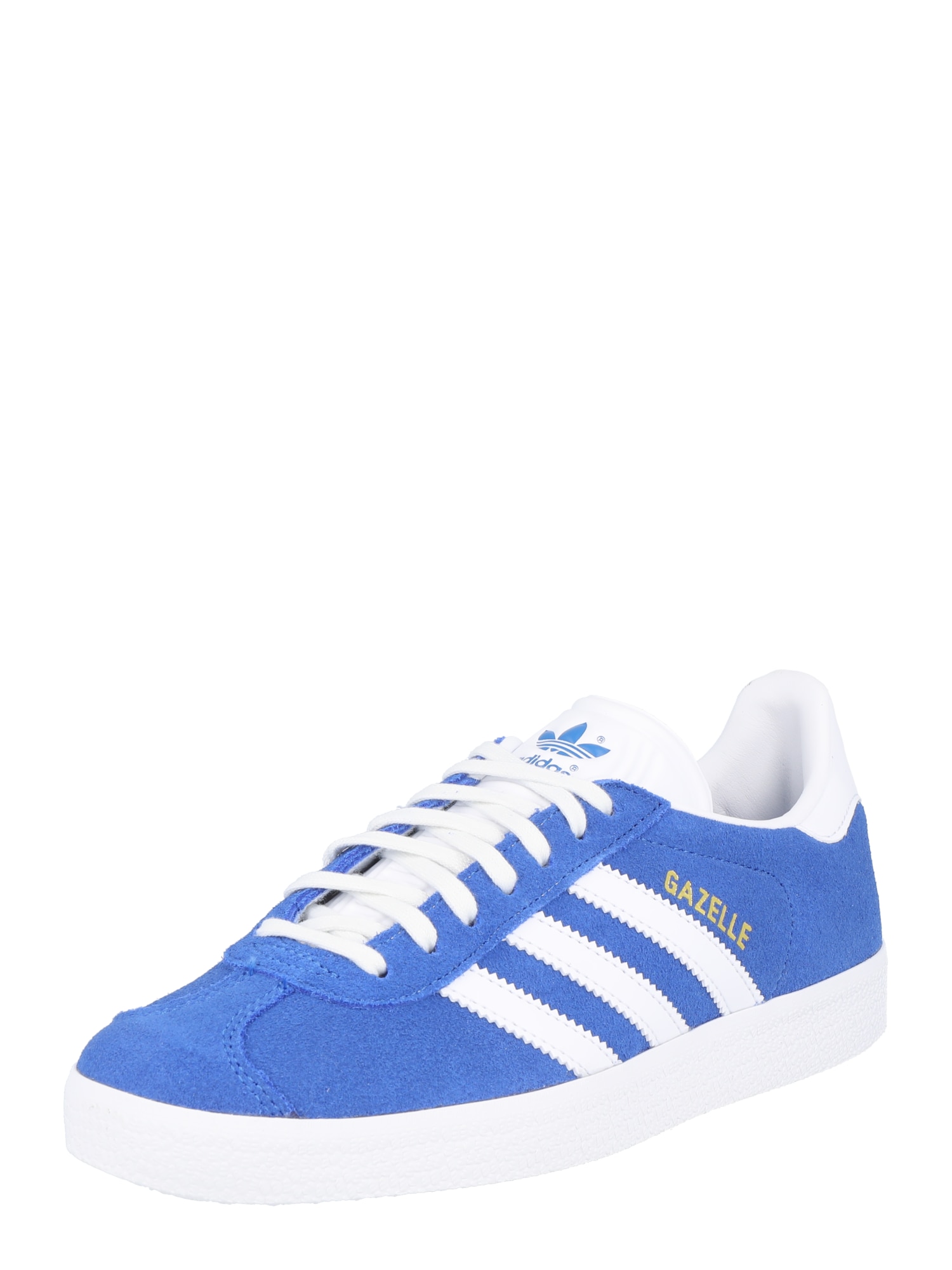 ADIDAS ORIGINALS Rövid szárú edzőcipők 'GAZELLE'  fehér / arany / királykék