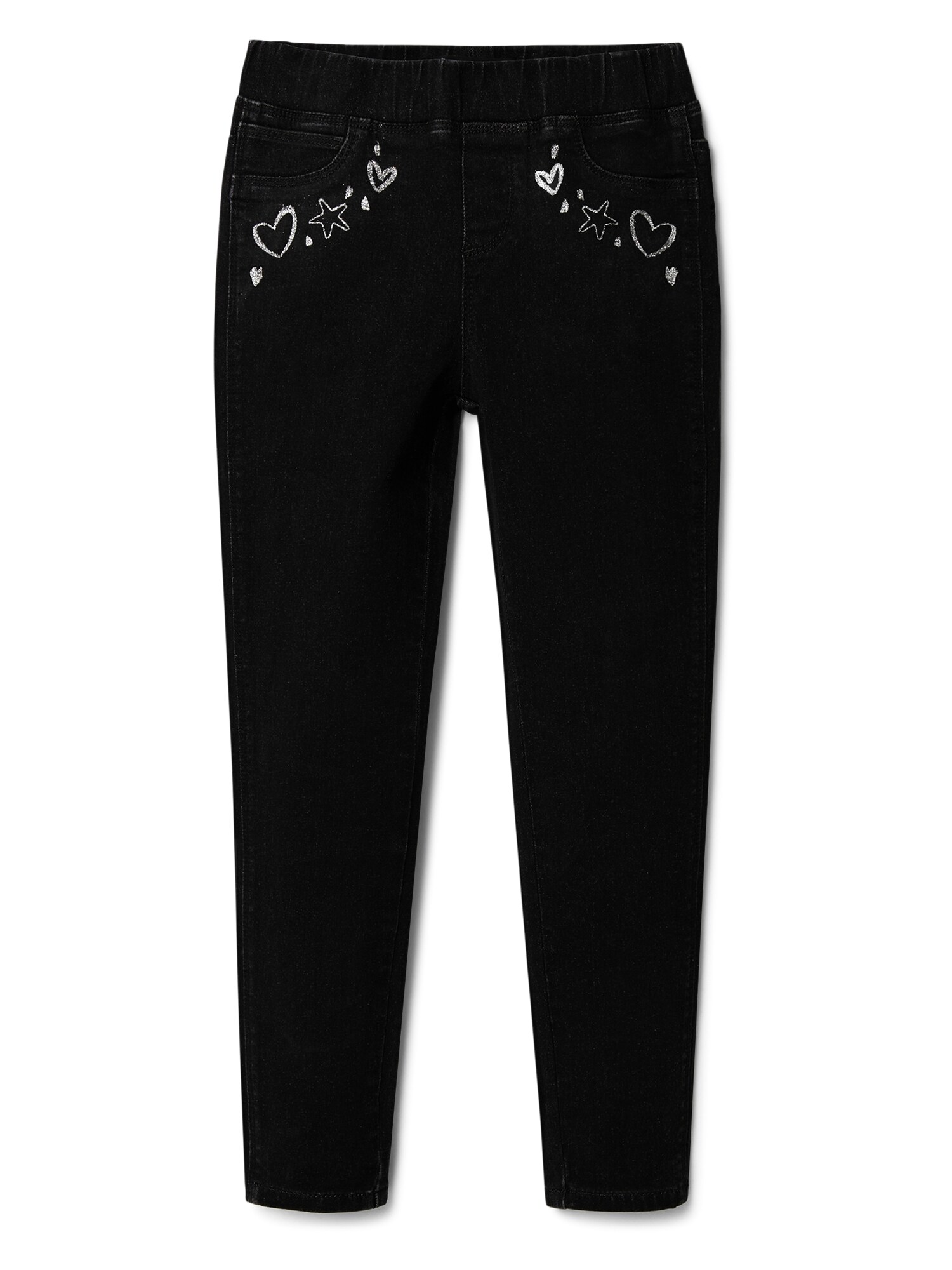 Desigual Leggings 'RIN'  fekete / ezüst