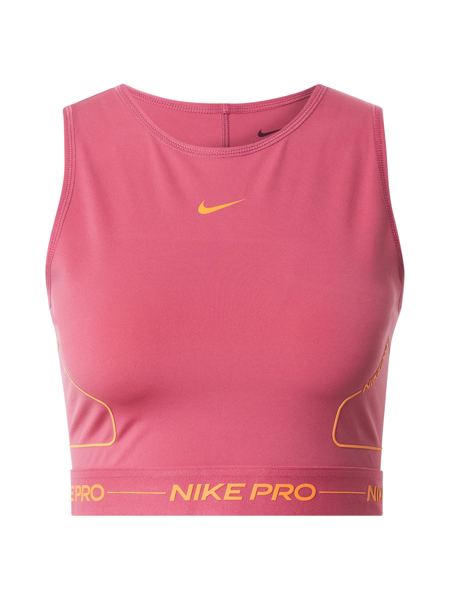 NIKE Sport top  magenta / narancs