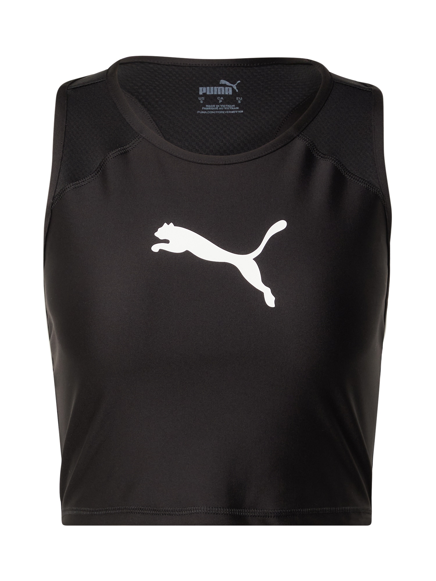 PUMA Sport top  fekete / fehér