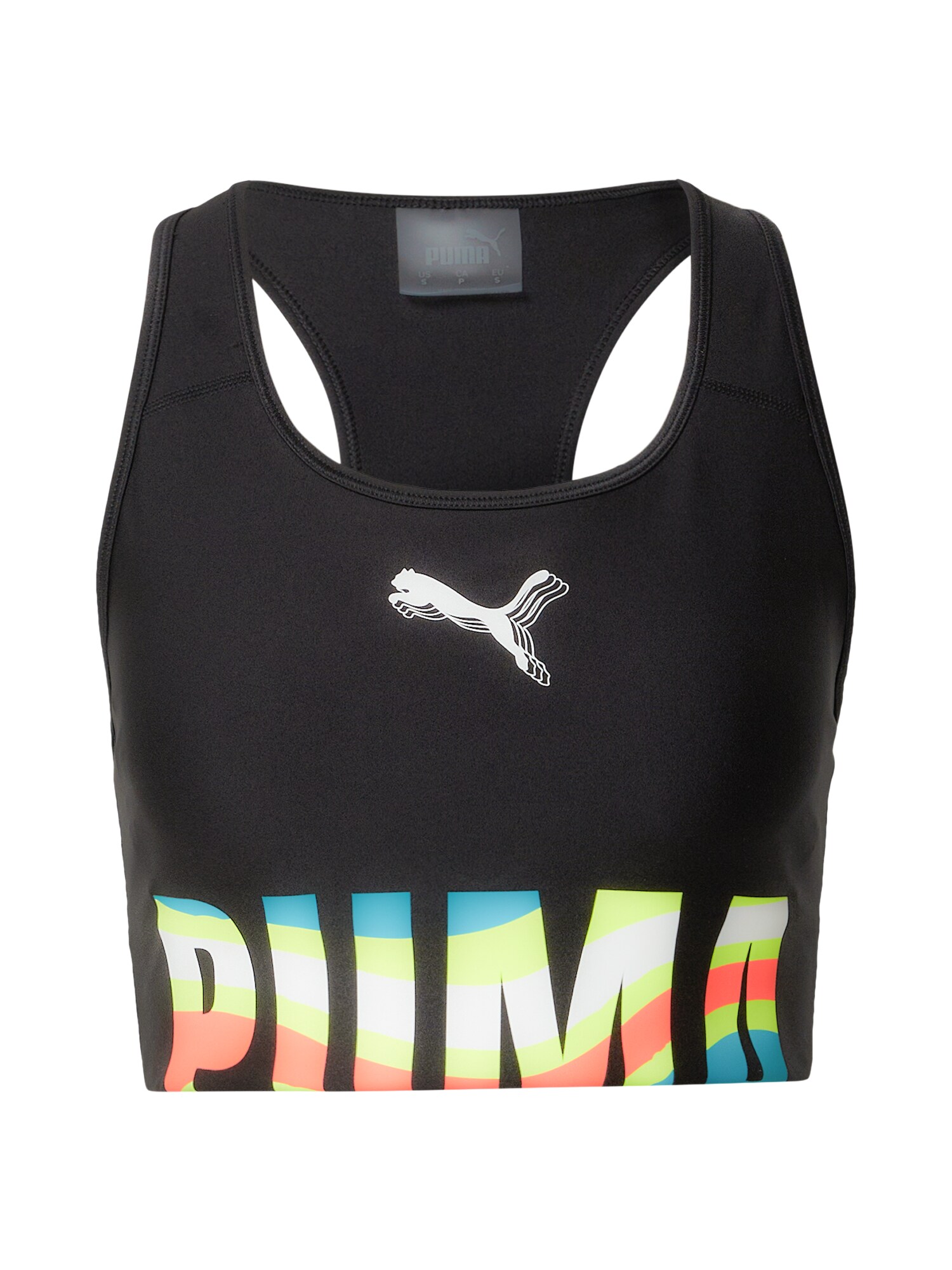 PUMA Sportmelltartók 'MOD'  fekete / fehér / korál / világoszöld