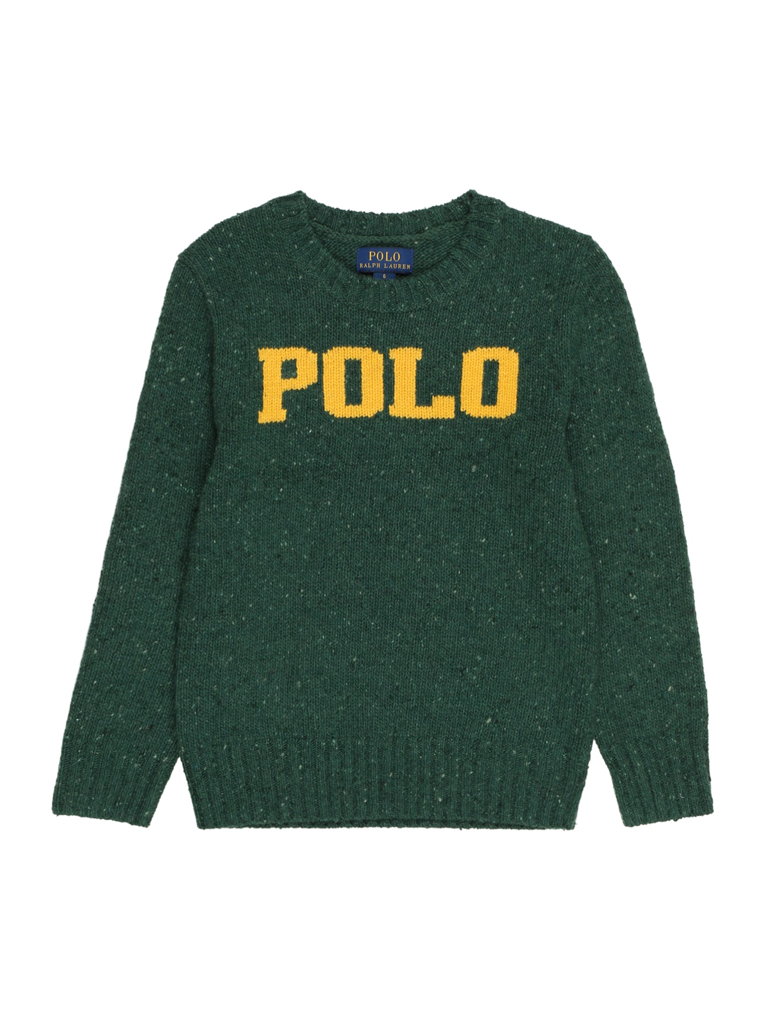 Polo Ralph Lauren Pulóver  sötétzöld / sárga