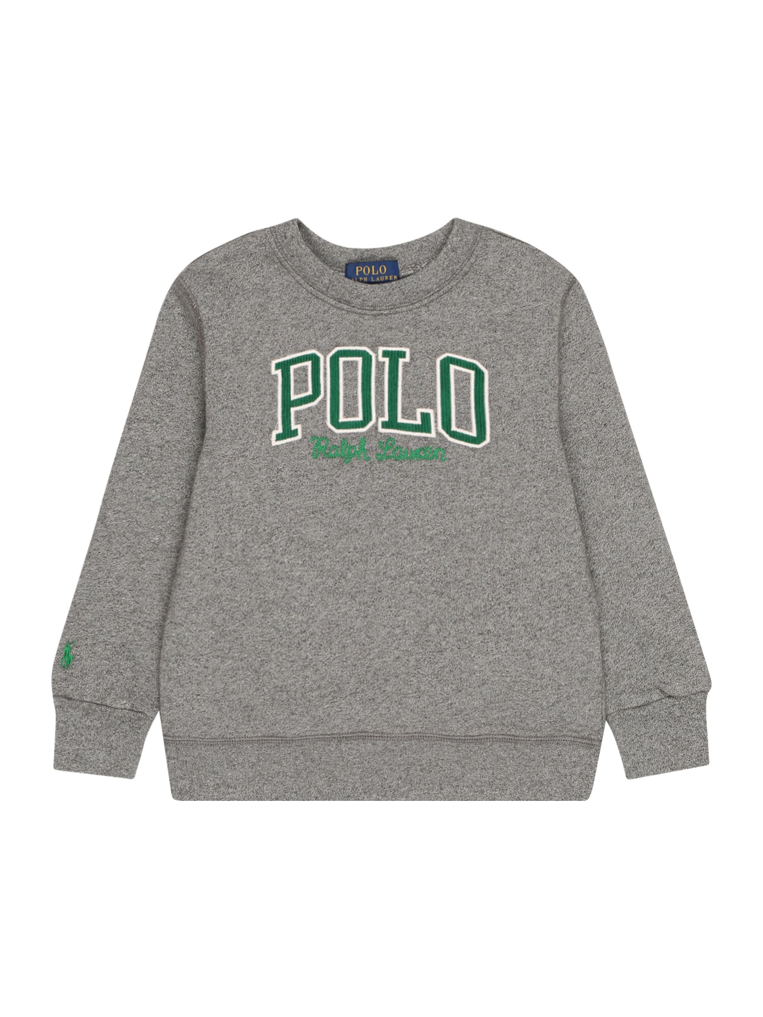 Polo Ralph Lauren Tréning póló  szürke melír / zöld / fehér