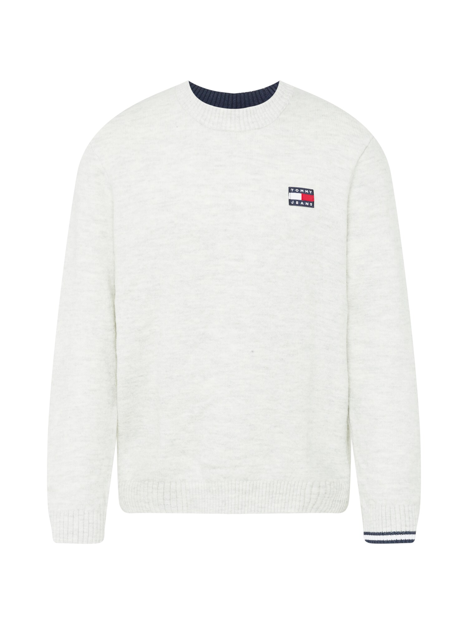 Tommy Jeans Pulóver  szürke / tengerészkék / piros / fehér