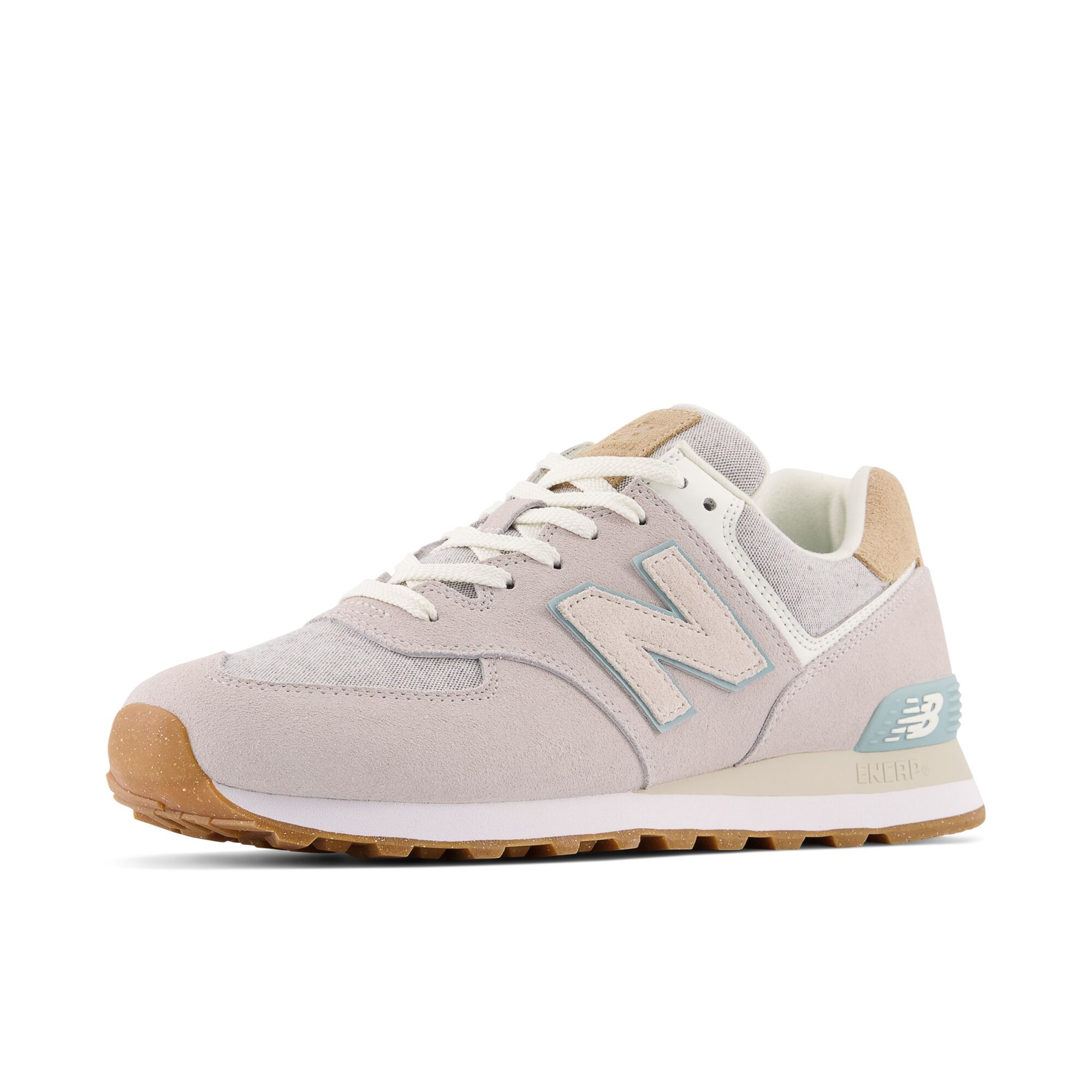 new balance Rövid szárú edzőcipők '574'  világosszürke / fehér / zerge / világoskék / krém