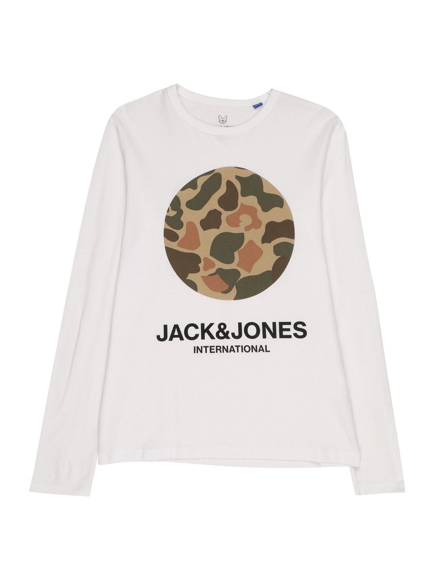 Jack & Jones Junior Póló  fehér / homok / barna / sötétzöld