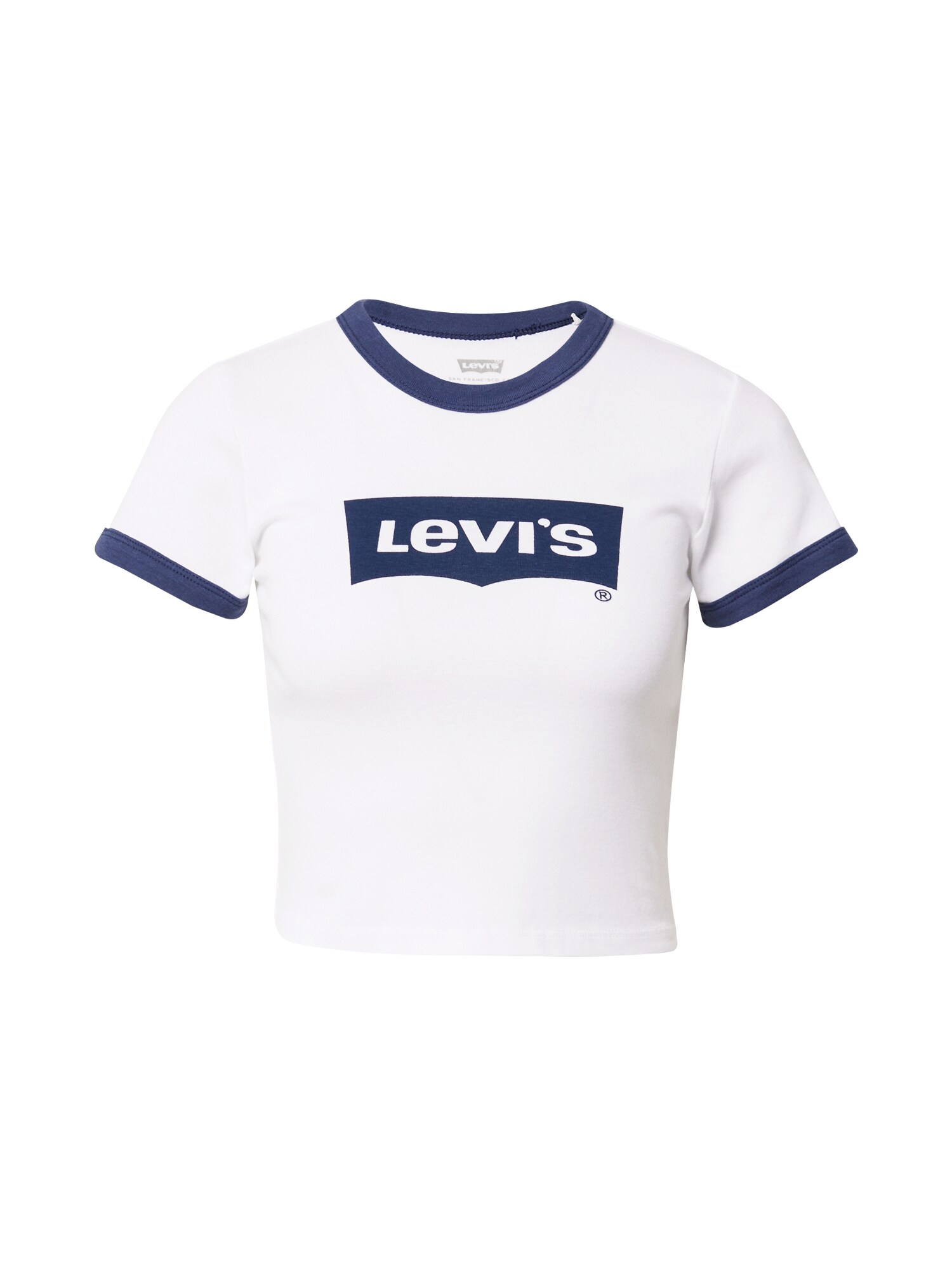 LEVI'S Póló  fehér / tengerészkék