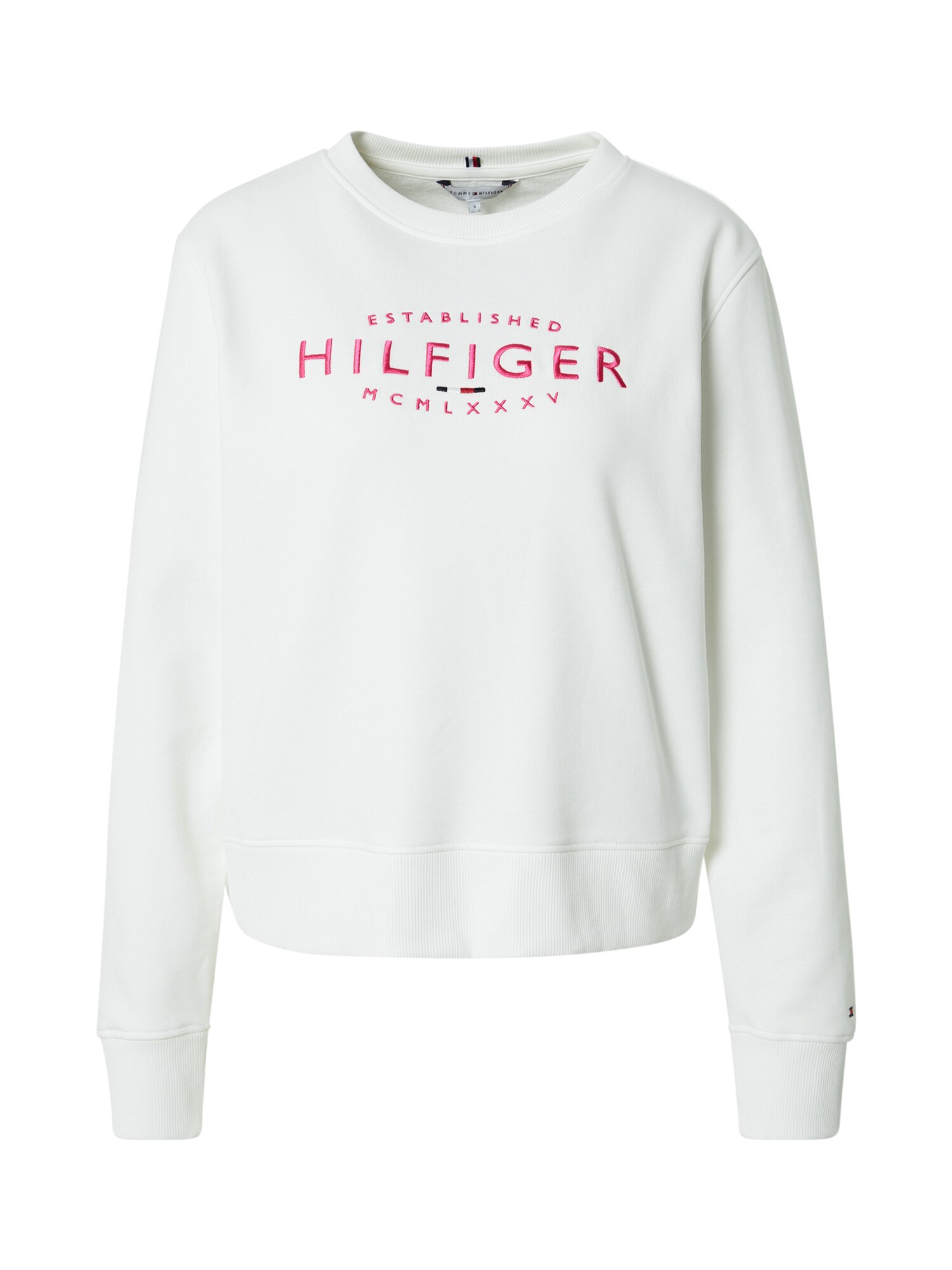 TOMMY HILFIGER Tréning póló  ekrü / piros