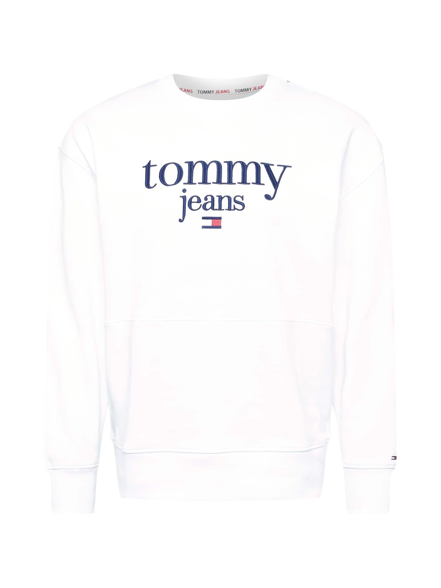 Tommy Jeans Tréning póló  fehér / tengerészkék