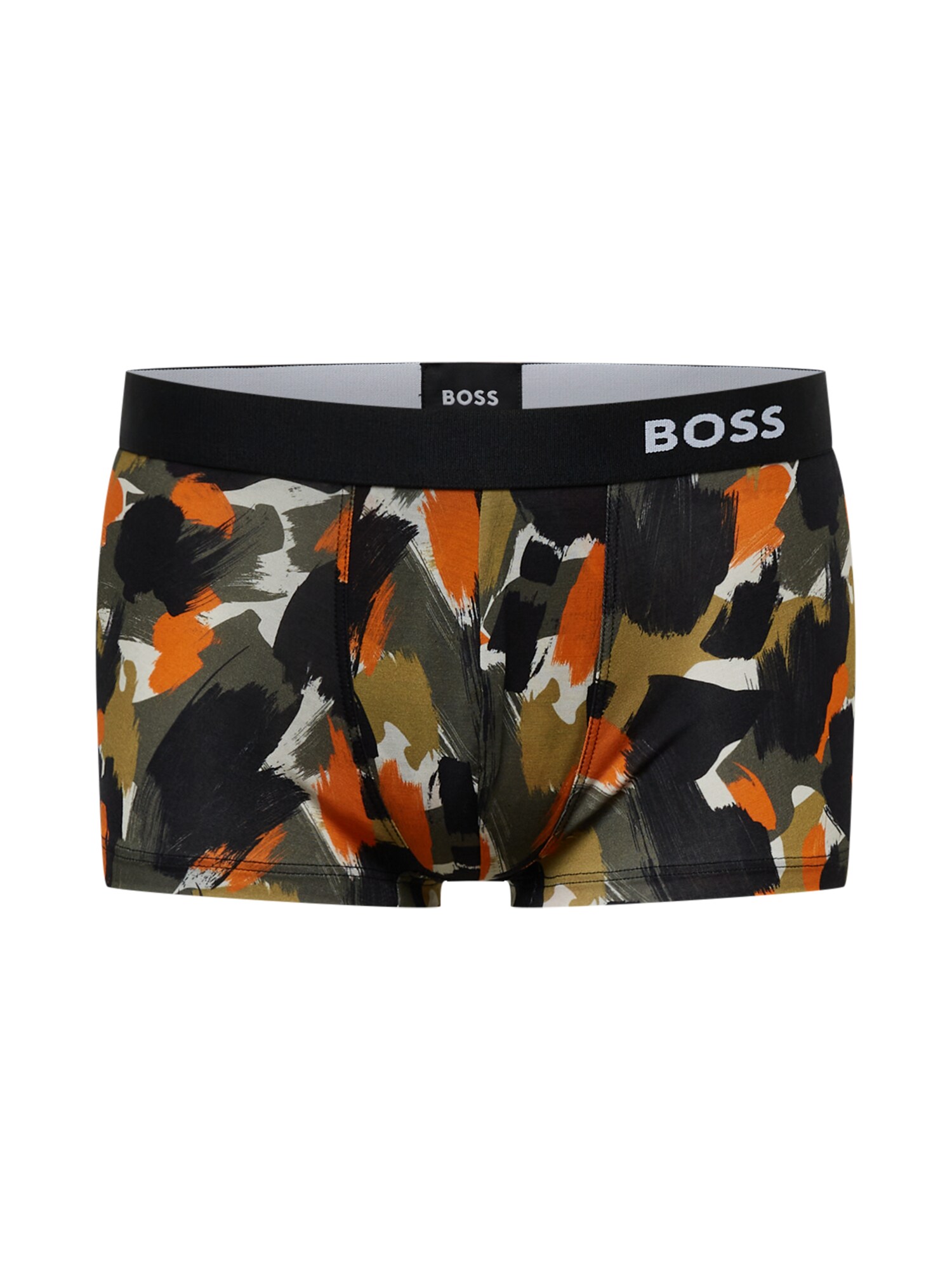 BOSS Black Boxeralsók  olíva / sötét narancssárga / fehér / fekete