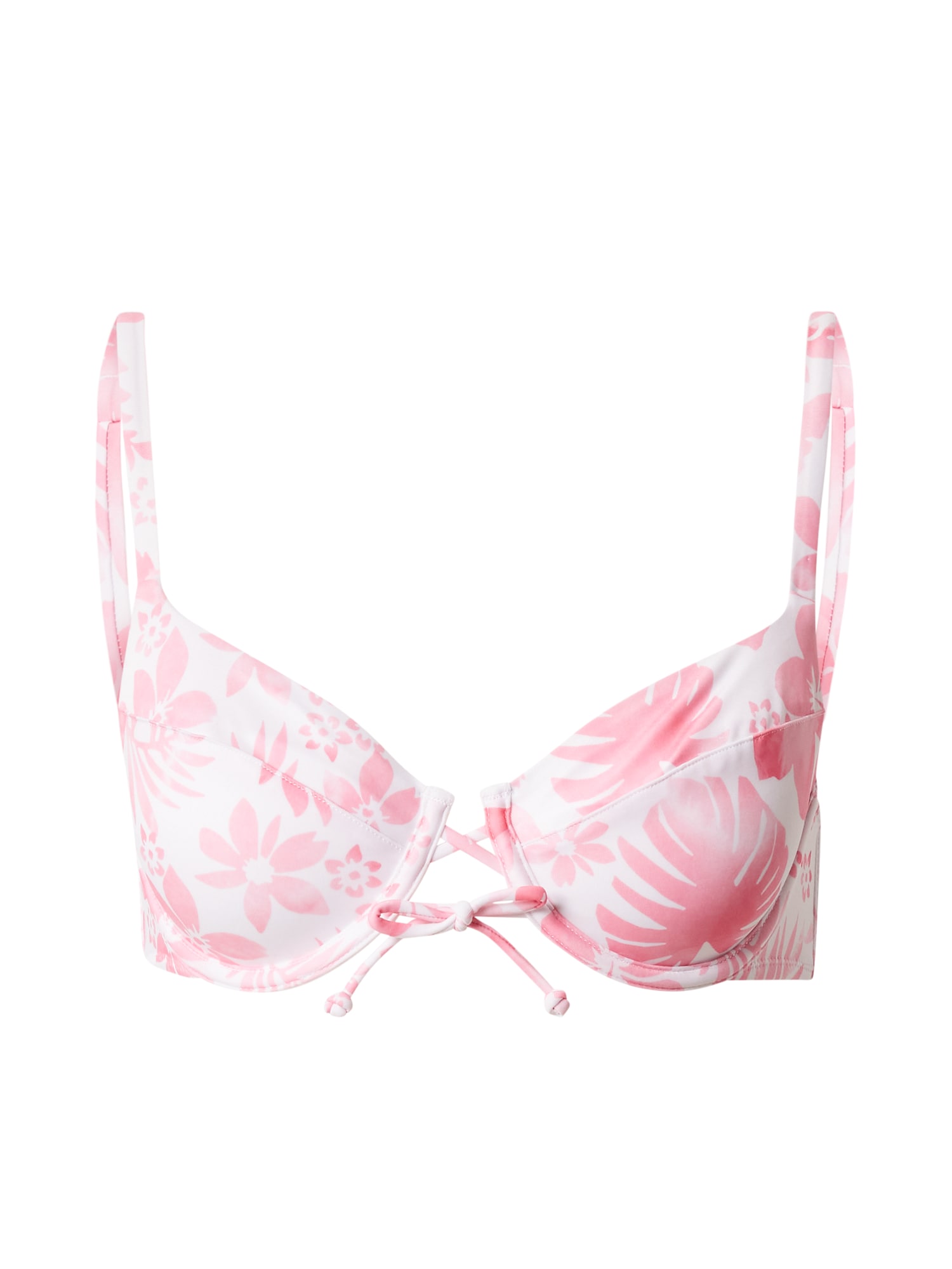 Hunkemöller Bikini felső  fehér / rózsaszín