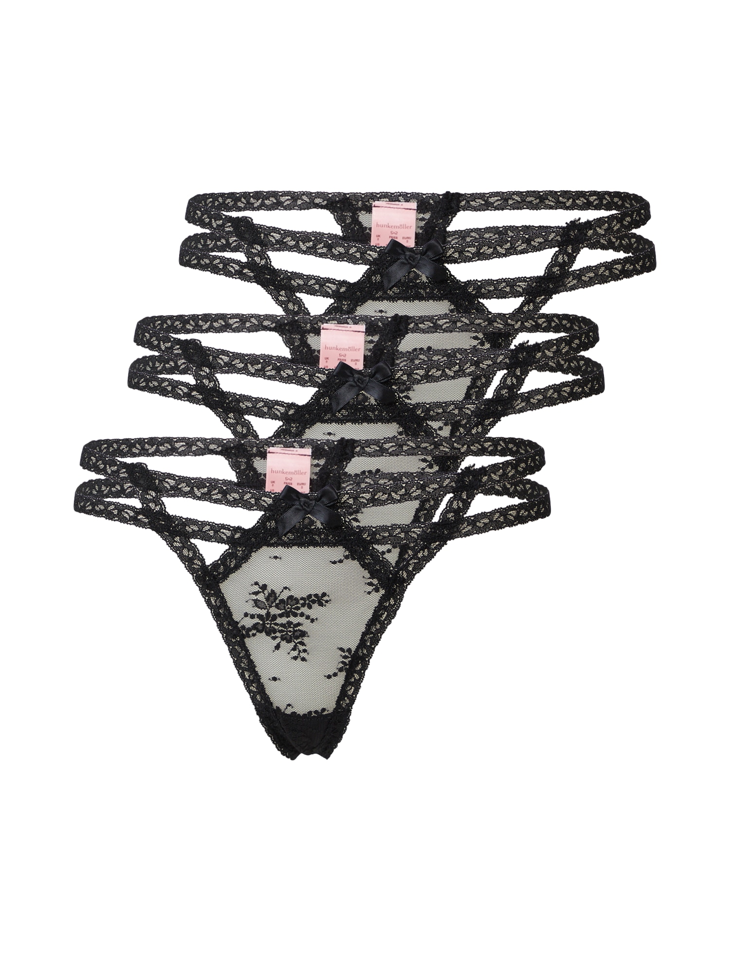 Hunkemöller String bugyik 'Irina'  fekete