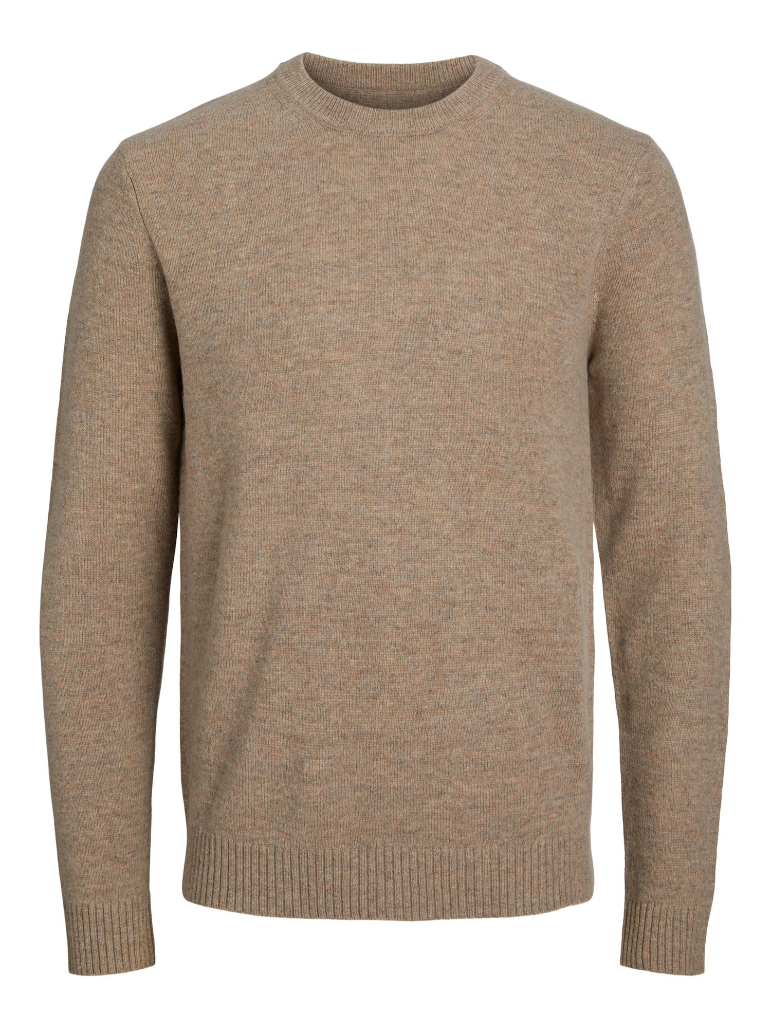 JACK & JONES Pulóver 'Lambswool'  bézs