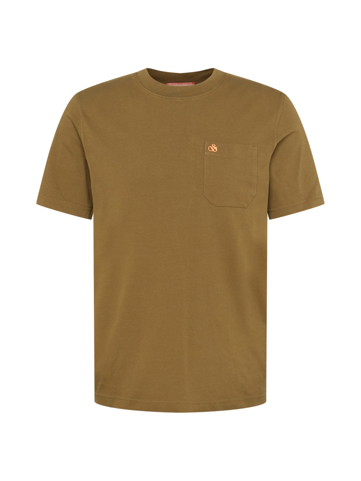 SCOTCH & SODA Póló  khaki / narancs