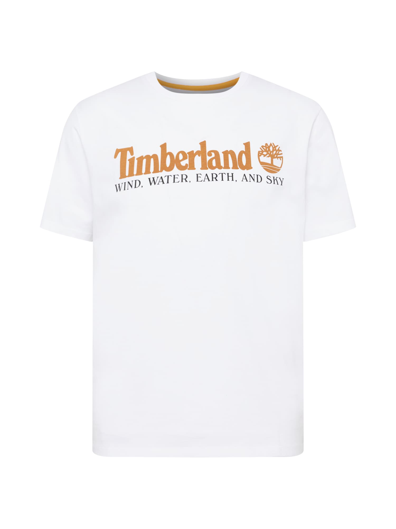 TIMBERLAND Póló  fehér / fekete / narancs