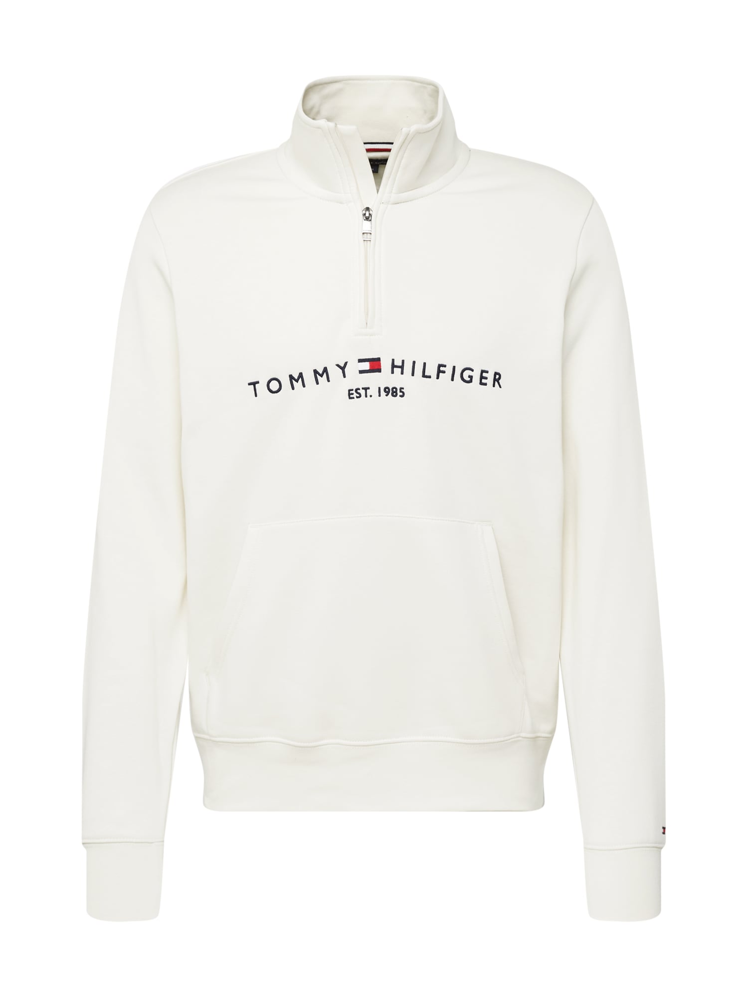 TOMMY HILFIGER Tréning póló  fehér / tengerészkék / piros